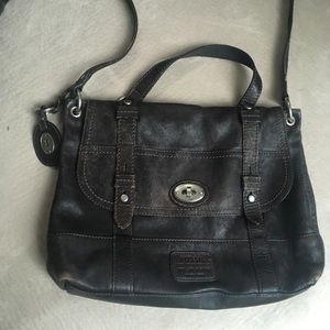 Fossil Leather bag